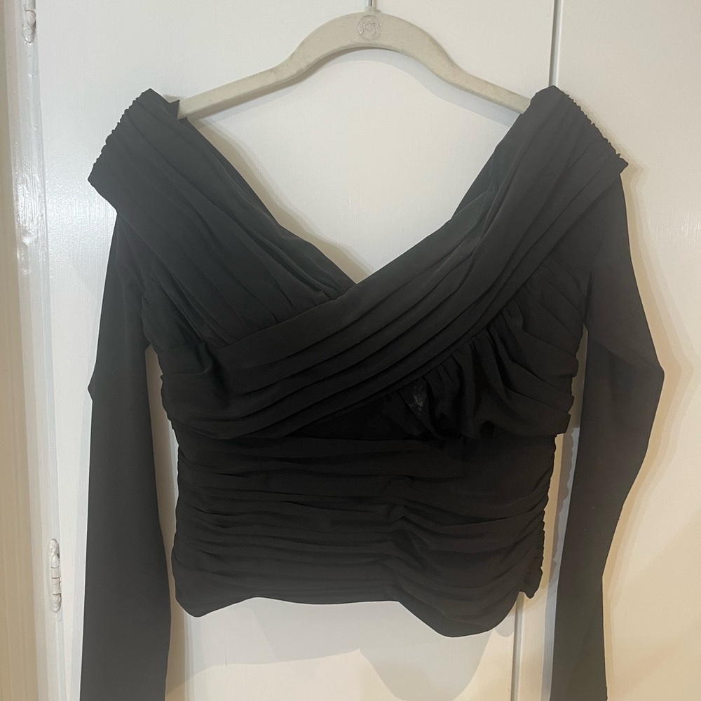 Black Self Portrait Women's Top